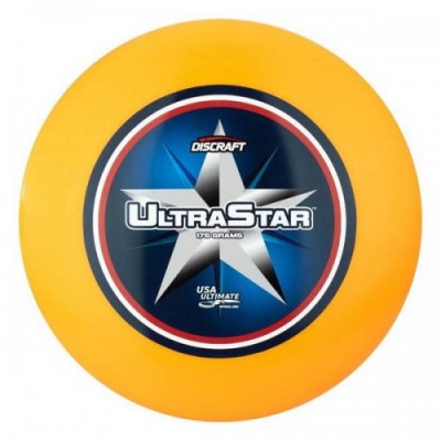 Фрисбі DISCRAFT SCCP 175 г SuperColor UltraStar Жовтогарячий