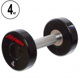 Гантель суцільна професійна LIFE FITNESS SC-80081-4 1 шт 4 кг Код SC-80081-4(Z)