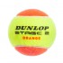 М'яч для великого тенісу DUNLOP STAGE 2 ORANGE 602205 3шт салатовий Код 602205(Z)