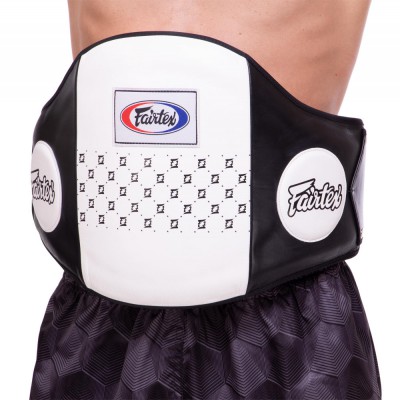 Пояс тренера шкіряний FAIRTEX BPV1 чорний-білий Код BPV1(Z)