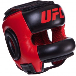 Шолом боксерський з бампером шкіряний UFC PRO UHK-75065 XL чорний Код UHK-75065(Z)