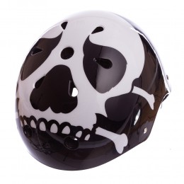 Шолом для екстремального спорту Кайтсерфінг Zelart SKULL SK-5616-015 L-56-58 чорний-білий Код SK-5616-015(Z)