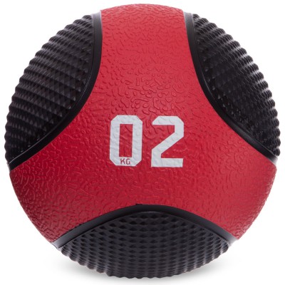 М'яч медичний медбол Zelart Medicine Ball FI-2824-2 2 кг чорний Код FI-2824-2(Z)