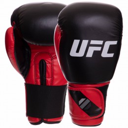 Рукавиці боксерські UFC PRO Compact UHK-69999 L червоний-чорний Код UHK-69999(Z)