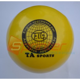 М'яч гімнастичний d-19 жовтий Т-8