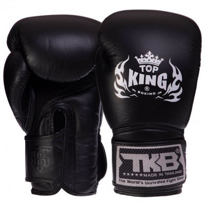 Рукавиці боксерські шкіряні на липучці TOP KING Super AIR TKBGSA (р-р 8-18oz, кольори в асортименті)