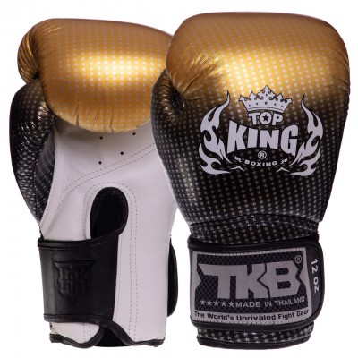 Рукавиці боксерські шкіряні на липучці TOP KING Super Star TKBGSS-01 (р-р 8-18oz, кольори в асортименті)