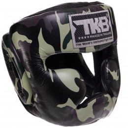 Шолом боксерський з повним захистом шкіряний TOP KING Empower Camouflage TKHGEM-03 (р-р S-XL, кольори в