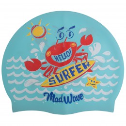 Шапочка для плавання дитяча MadWave Junior SURFER M057912 (силікон, кольори в асортименті)