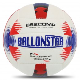 М'яч волейбольний PU BALLONSTAR LG-2089 (PU, No5, 3 шари, зшитий вручну)