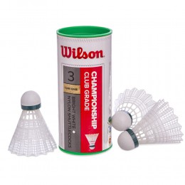 Волани для бадмінтону WILSON CHAMPIONSHIP WRT6040 3 шт. білий Код WRT6040(Z)