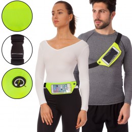 Спортивна сумка пояс для бігу та ходьби із сенсорним екраном RUNNING WAISTPACK SP-Sport GA-507 кольору в