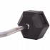 Штанга фіксована вигнута погумована Rubber Hexagon Barbell Zelart TA-6231-30 довжина-95 см 30 кг Код(Z)