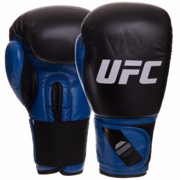 Рукавиці боксерські UFC PRO Compact UHK-75001 S-M синій-чорний Код UHK-75001(Z)