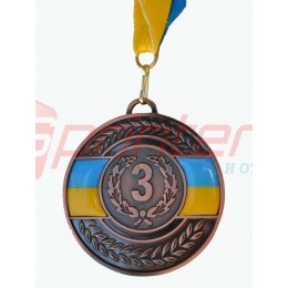 Нагородна Медаль з стрічкою 3місце(бронза) 5201-18