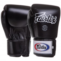 Рукавиці боксерські шкіряні на липучці FAIRTEX BGV1 (р-р 10-18oz, кольори в асортименті)