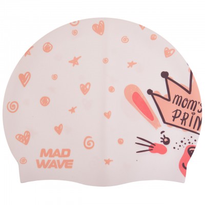 Шапочка для плавання дитяча MadWave Junior LITTLE BUNNY M057913 (силікон, кольори в асортименті)