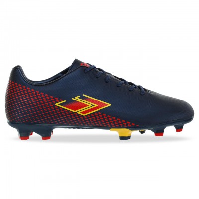 Бутси футбольне взуття DIFFERENT SPORT SG-301309-2 NAVY/RED/YELLOW розмір 40-45 (верх-PU,