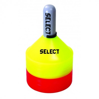 Набір маркерів SELECT Marker set (12 yellow, 12 red and plastic holder)