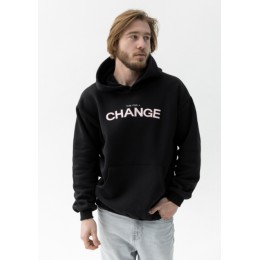 Худі чоловіче oversized GBI CHANGE Чорний розмір L/XL (13418-м)