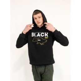 Худі чоловічий GBI BLACKOUT Чорний розмір XXL (13424-м)