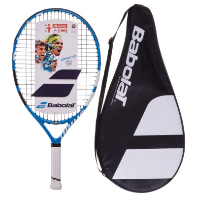 Ракетка для великого тенісу юніорська BABOLAT BB140217-136 DRIVE JUNIOR 21 блакитний Код BB140217-136(Z)