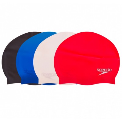 Шапочка для плавання дитяча SPEEDO PLAIN FLAT SILICONE CAP 8709931959 кольору в асортименті Код 8709931959(Z)