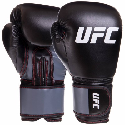 Рукавиці боксерські UFC Boxing UBCF-75181 14 унцій чорний Код UBCF-75181(Z)