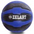 М'яч медичний медбол Zelart Medicine Ball FI-0898-9 9 кг чорний-синій Код FI-0898-9(Z)