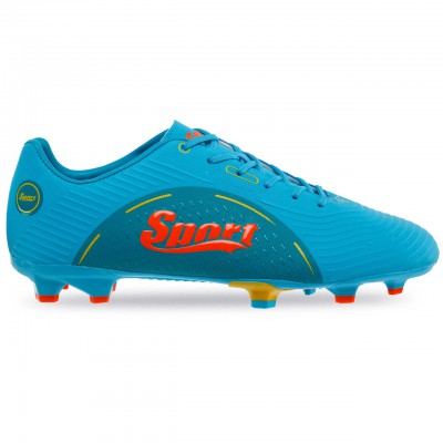 Бутси футбольне взуття SPORT SG-301041-1 L.CYAN/YELLOW/R.ORANGE розмір 40-45 (верх-PU, підошва-термополіуретан