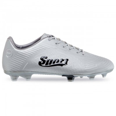 Бутси футбольне взуття SPORT SG-301041-4 SILVER/BLACK/WHITE розмір 40-45 (верх-PU, підошва-термополіуретан