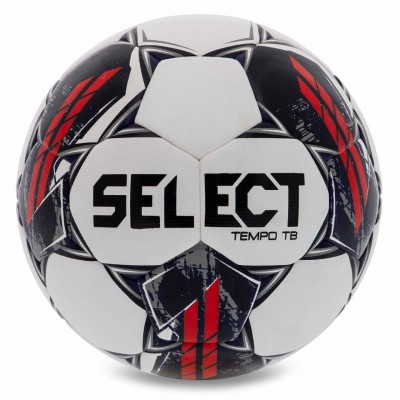 М'яч футбольний No4 SELECT TEMPO TB FIFA BASIC V23 TEMPO-4WGR (білий-сірий)