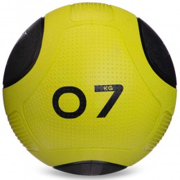 М'яч медичний медбол Zelart Medicine Ball FI-2620-7 7 кг зелений-чорний Код FI-2620-7(Z)