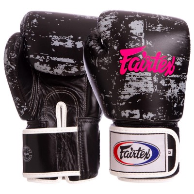 Рукавиці боксерські шкіряні FAIRTEX BGV1-DARKCL DARK CLOUD 10-16 унцій чорний Код BGV1-DARKCL(Z)