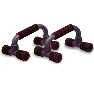 Упори для віджимань SP-Sport FI-1777 PUSH-UP BAR 12x23 см сірий-червоний Код FI-1777