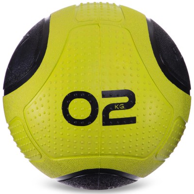 М'яч медичний медбол Zelart Medicine Ball FI-2620-2 2 кг зелений-чорний Код FI-2620-2(Z)