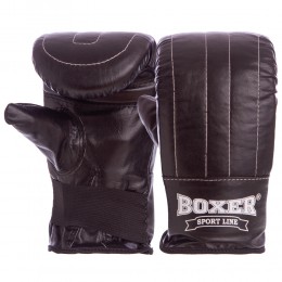 Снарядні рукавички шкіряні BOXER 2014 розмір L кольору в асортименті Код 2014(Z)