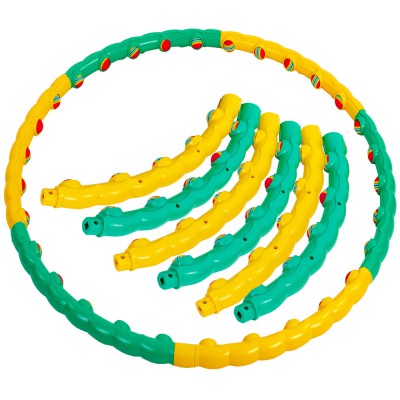 Обруч масажний Хула Хуп SP-Planeta Hula Hoop COLOR BALL FI-358 6 секцій Код FI-358(Z)