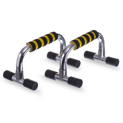 Упори для віджимань SP-Sport FI-1776 PUSH-UP BAR 15x25 см сірий-жовтий Код FI-1776(Z)