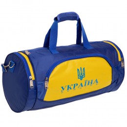 Сумка спортивна Бочечка Україна SP-Sport GA-016-U синій-жовтий Код GA-016-U(Z)