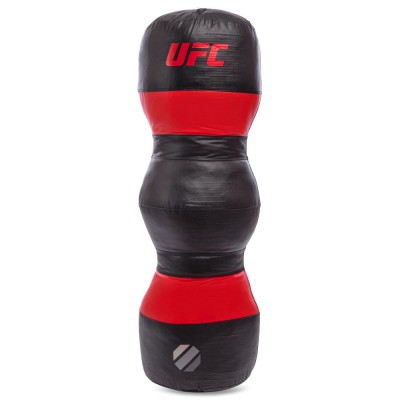 Мішок боксерський для грепплінгу UFC PRO UHK-75103 висота 119 см чорний-червоний Код UHK-75103(Z)