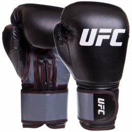 Рукавиці боксерські UFC Boxing UBCF-75180 12 унцій чорний Код UBCF-75180(Z)