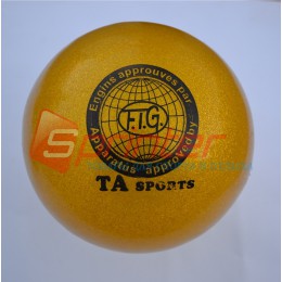 М'яч гімнастичний d-19 жовтий Т-9