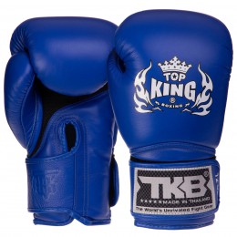 Рукавиці боксерські шкіряні на липучці TOP KING Super AIR TKBGSA (р-р 8-18oz, кольори в асортименті)