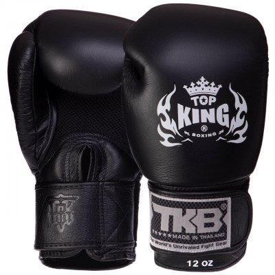 Рукавиці боксерські шкіряні на липучці TOP KING Ultimate AIR TKBGAV (р-р 8-18oz, кольори в асортименті)