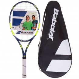 Ракетка для великого тенісу BABOLAT BB121171-17503 FLOW 105 TENNIS RACKET USEX BLU YLW, L2 (блакитний)