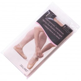 Колготки для танців і балету з отвором на стопі Zelart Ballet peach CO-3587P розмір 6-13 років, зріст 110-165 см