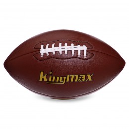 М'яч для американського футболу KINGMAX FB-5496-9 (PU, р-р 9in, коричневий)