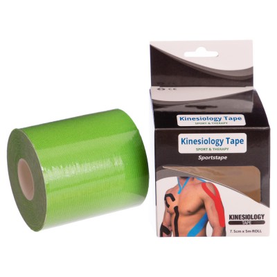 Кінезіо тейп (Kinesio tape) SP-Sport BC-0841-7_5 розмір 7,5 см х 5 кольорів в асортименті Код BC-0841-7_5(Z)