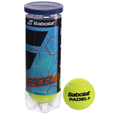 М'яч для падел тенісу BABOLAT PADEL X3 YELLOW BB501045-113 3шт салатовий Код BB501045-113(Z)